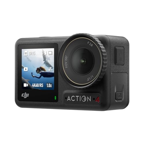 DJI アクションカメラ Osmo Action 4 スタンダードコンボ 4K/120fps対応 防水アクションカメラ 1/1.3インチセンサー搭載 驚きの低照度性能 10-bit & D-Log M カラーパフォーマンス 長時間駆動の1