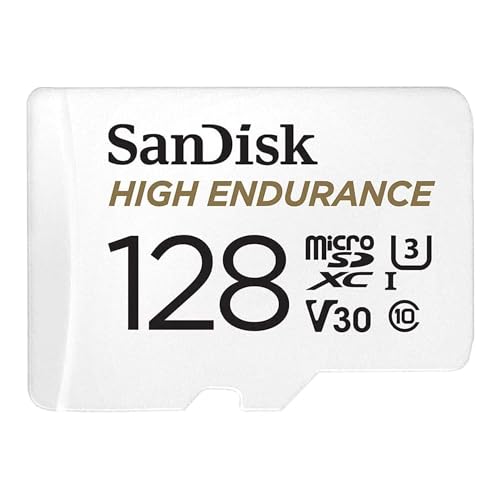 サンディスク 正規品  SanDisk microSD カード 128GB UHS-I U3 V30 Class10 ドライブレコーダー 監視カメラ 高耐久 High Endurance SDSQQNR-128G-GH3IA 簡易デザイ