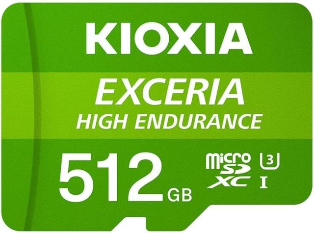 キオクシア(KIOXIA) 旧東芝メモリ microSDXCカード 512GB 高耐久 ドライブレコーダー対応 UHS-I U3 V30 Class10 最大読出速度100MB/s 国内サポート正規品 メーカー KLMHA512G