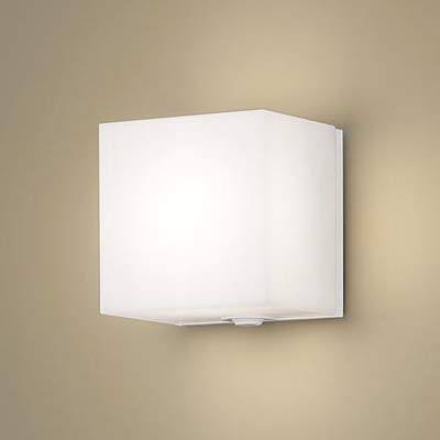 パナソニック(Panasonic) ポーチライト 壁直付型 電球色・拡散・防雨型・明るさセンサ付・段調光省エネ型 60形 ホワイト LGWC80360LE1の通販は