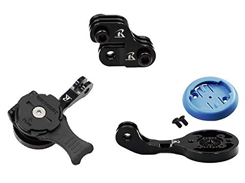 [REC MOUNT+ / レックマウントプラス] トレック ボントレガー ブレンダー システム専用 トリプル アダプターセット 取付位置(CS)ワフー/パイオニア用 組合せ?@DGP5+HED1-WAH+TREK2-R+「アダプターのみ、