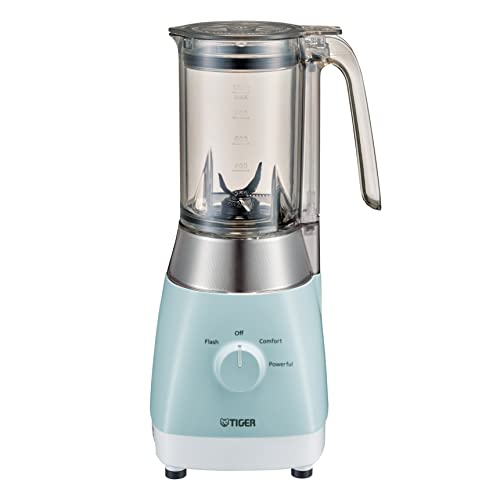 タイガー魔法瓶(TIGER) ミキサー 1000ml パワフルモード搭載 良い音設計 氷も砕ける カップ・フタ食器洗い乾燥機対応 ミントグリーン SKT-N101GM