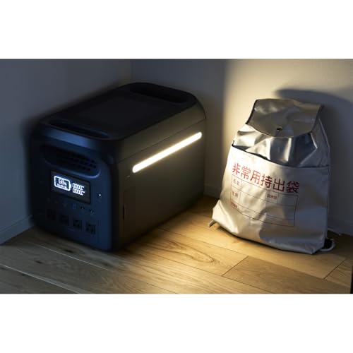 エレコム ポータブル電源 リン酸鉄 1229Wh AC定格出力1500W AC×4 USB-C