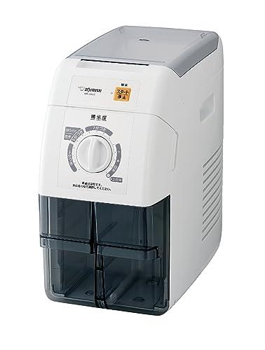 象印 家庭用精米機 つきたて風味 大容量タイプ 1合〜1升（10合）圧力式 15段階の精米度 お手入れ用ブラシつき ホワイト BR-WA10-WA