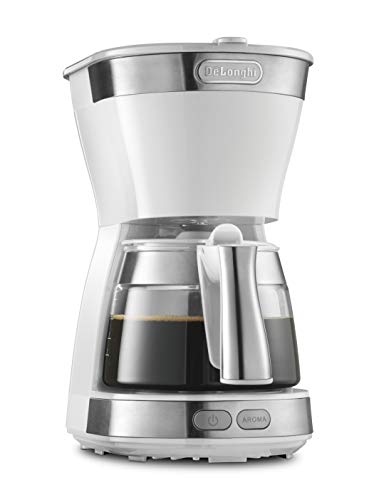 DeLonghi(デロンギ) De'Longhiドリップコーヒーメーカー アクティブ ICM12011J-W レギュラーコーヒー 5杯用 ペーパーレスフィルター [トゥルーホワイト] ファミリー登録で3年の通販は 8,833円