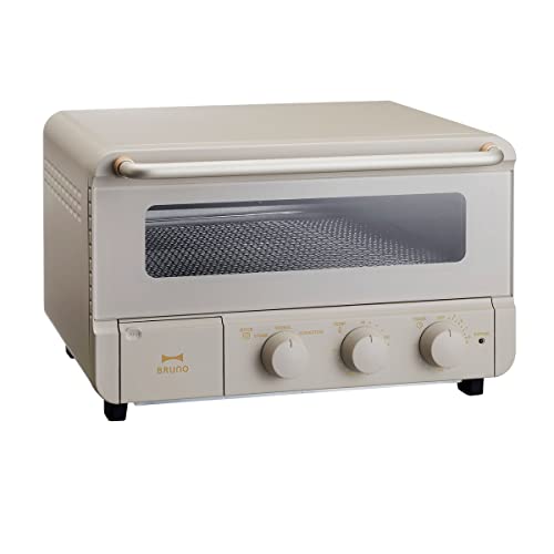 BRUNO トースター 4枚 人気 スチーム機能 温度調節 タイマー お祝 引っ越し 新生活 結婚祝 ギフト 贈り物 グレージュ ブルーノ スチーム&ベイク トースター BOE067-GRG