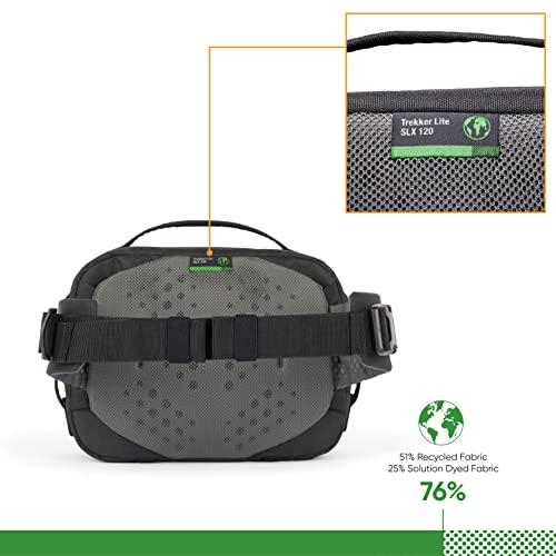 ロープロ(Lowepro) カメラバッグ スリングバッグ ウェストバッグ トレッカーライト HP 100 GRL グレー 2.8L アウトドア グリーンライン サステナブル素材 ミラーレスカメラ_1