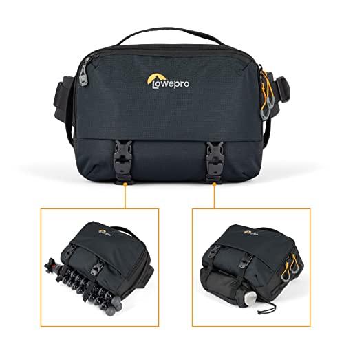 ロープロ(Lowepro) カメラバッグ スリングバッグ ウェストバッグ トレッカーライト HP 100 GRL グレー 2.8L アウトドア グリーンライン サステナブル素材 ミラーレスカメラ_3