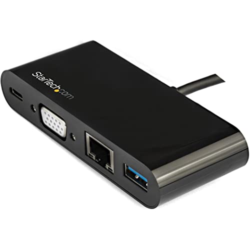 StarTech.com USB Type-C接続マルチアダプタ VGA/ 60W USB PD/ギガビット有線LAN USB 3.0準拠 DKT30CVAGPD_5
