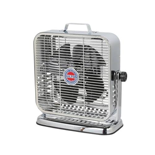 ダルトン(Dulton) 扇風機 エアー サーキュレーター クローム/ブラック 角度調整可能 風量3段階調節 換気 空気循環 高さ40cm 幅38cm 奥行21cm DSZ-0541CR/BK AIR CIRCULATOR CHROME/