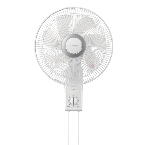 東芝 壁掛け扇風機 TF-30HK27 W ひも式 7枚羽根 風量3段階 ホコリ防止加工羽根
