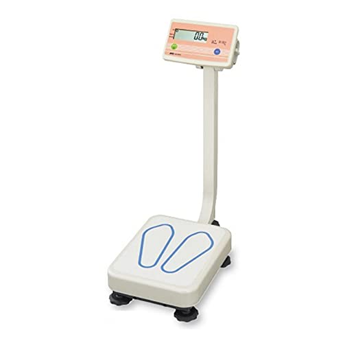 A&D 業務用体重計 AD-6207A ポール付き ホワイト
