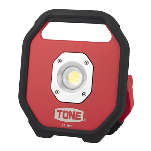 トネ(TONE) LED投光器(電池タイプ) LT18WP レッド/ブラック