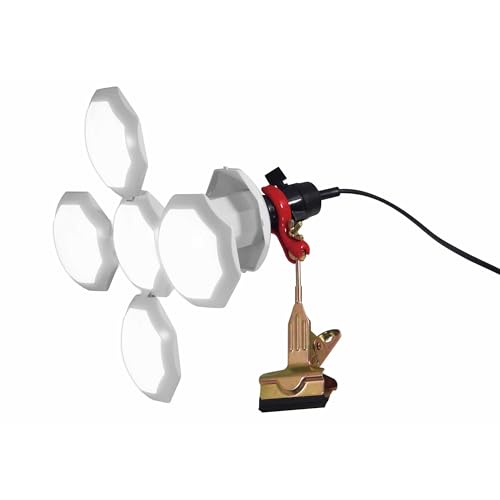 フジマック LEDスタンド＆クリップ付2WAYランプ 60W PWL-60FLS