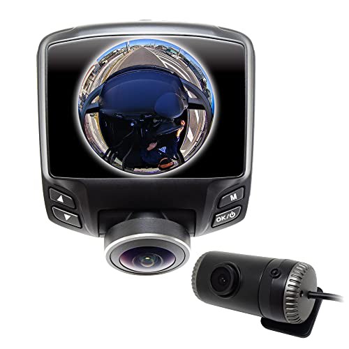 エムティーケー(Mtk) ドライブレコーダー 前後 カメラ 360度カメラ 377万画素 2.7インチ液晶 小型 同時録画可能 バックカメラ付き 2カメラ あおり運転 対策 前後カメラ 時計合わせ不要 WDR機能搭載 日本製 SONY Cの通販は
