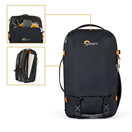 ロープロ(Lowepro) カメラリュック トレッカーライト BP 150 AW GRL ブラック カメラバックパック 12.6L 13インチノートPC収納可 アウトドア グリーンライン サステナブル素材 ミラーレスカメラ LP37459