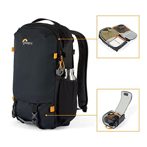 ロープロ(Lowepro) カメラリュック トレッカーライト BP 150 AW GRL ブラック カメラバックパック 12.6L 13インチノートPC収納可 アウトドア グリーンライン サステナブル素材 ミラーレスカメラ LP37459