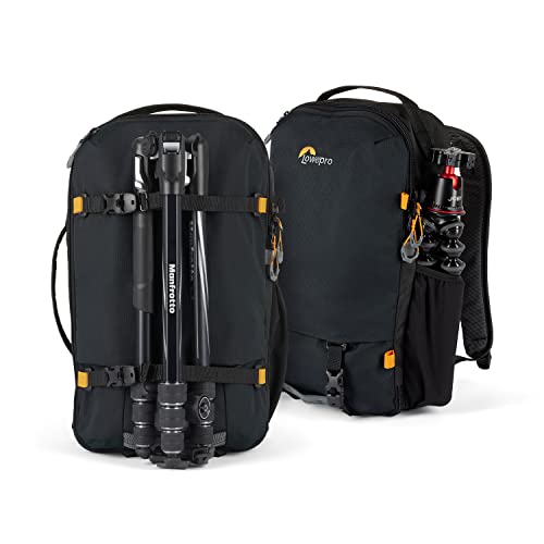 ロープロ(Lowepro) カメラリュック トレッカーライト BP 150 AW GRL ブラック カメラバックパック 12.6L 13インチノートPC収納可 アウトドア グリーンライン サステナブル素材 ミラーレスカメラ LP37459