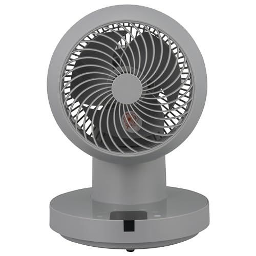オーム(OHM) サーキュレーター 360度 左右60度 自動首振り 静音DCモーター リズム・おやすみモードつき リモコン付き 切タイマー1〜8時間 グレー 15畳まで FF-SQ845DC 00-6450 オーム電機の通販は 7,300円