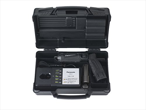 パナソニック 充電スティックインパクトドライバー 7.2V (1.5Ah電池パック×2個/充電器/ケース付)トルク25N・m ワイド・スポットLED搭載 EZ7521LA2S-B ブラック_2