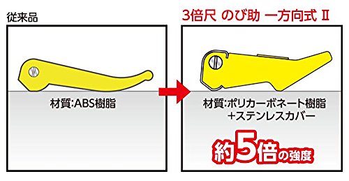 シンワ測定(Shinwa Sokutei) 3倍尺 のび助 一方向式 2 C 12尺 併用目盛 65193_3