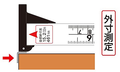 シンワ測定(Shinwa Sokutei) 3倍尺 のび助 一方向式 2 C 12尺 併用目盛 65193_4