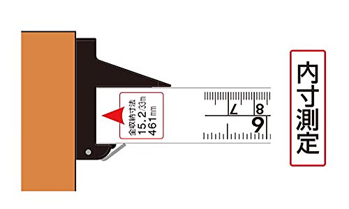 シンワ測定(Shinwa Sokutei) 3倍尺 のび助 一方向式 2 C 12尺 併用目盛 65193_5
