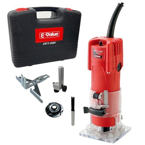 イーバリュー(E-Value) トリマー 450W 木工用 面取り ミゾ切り 飾り面加工 EWT-450Nの通販はその他ガーデニング