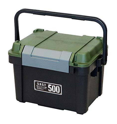 JEJアステージ 収納ボックス 日本製 耐荷重500kg キャンプ 工具箱 積み重ね [Xシリーズ シールドボックスシャット 500X] 防災 幅52×奥行36×高さ34.5cm