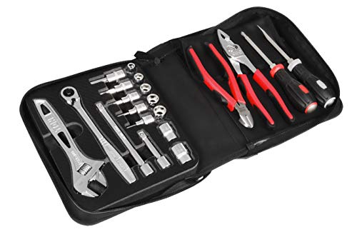 トネ(TONE) ツールバッグセット TSX3172 差込角9.5mm(3/8") ブラック 内容21点
