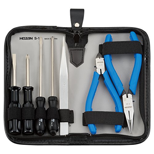 ホーザン(HOZAN) 工具セット セット内容7点 車載工具に最適 引出しに収まるコンパクトサイズ 寸法153W×82H×25Dmm S-1