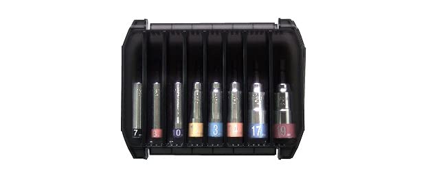 トップ工業 (TOP) 電動ドリル用 コンパクトソケット 8本組セット 対辺7~19mm ケース付 ドリルビット 建築金具 電動工具 EDS-719CS 燕三条 日本製 トップ工業 (TOP) 電動ドリル用 コンパクトソケット 8本組セット 対辺7~19mm ケース付 ドリルビット 建築金具 電動工具 EDS-719CS 燕三条 日本製