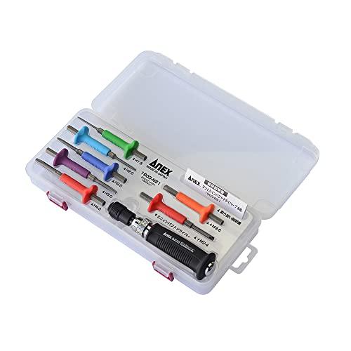 アネックス(ANEX) インパクトドライバー ミニタイプ ネジ取り ケース付 ビット7本組 No.1903-NS1自動車やバイク、機械の整備作業にドライバーセットの通販は