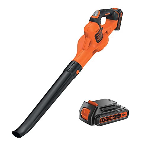 ブラックアンドデッカー(BLACK+DECKER) コードレス ブロワー 18V 2.0Ah 充電器・収納バッグ付き GWC1820PC