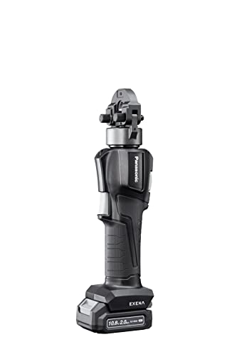 パナソニック 充電圧着器 EXENA 10.8V 2.0Ah電池パック×1 個 充電器 プラスチックケース付 アタッチメント別売 Lシリーズ EZ1W31F10S-B ブラック