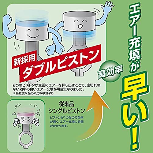 高儀(Takagi) 静音オイルレス エアーコンプレッサー 25L ACP-25SLBオイルレスで簡単メンテ早いエアー充填タイヤ交換、空気入れ、エアブラシなどEARTH MAN 100V 静音 小型_5