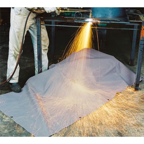 TRUSCO(トラスコ) スパッタシートアルファー 2号 920X1920 グレー SPS-2A