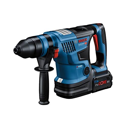 Bosch Professional(ボッシュ) 18V コードレスハンマードリル(バッテリーProCORE18V8.0Ahｘ2個、充電器GAL1880CV、ケース付) GBH18V-34CF