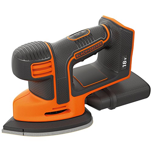 ブラックアンドデッカー(BLACK+DECKER) コードレス マウスサンダー 本体のみ DIY 電動工具 研磨工具 集じん機能 軽量 コンパクト BDCDS18B