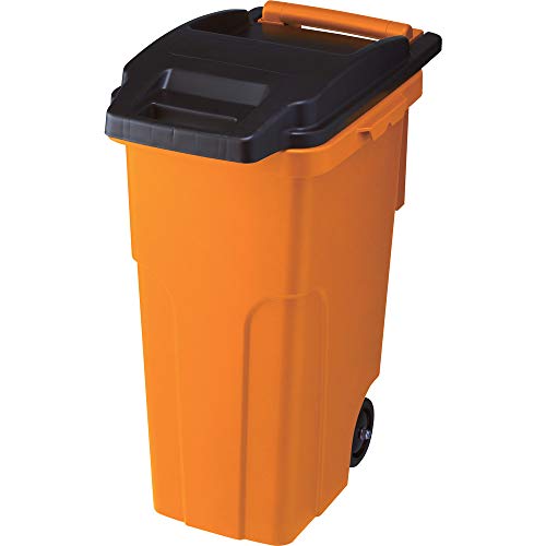 TRUSCO(トラスコ) キャスターペール 90L 2輪 TCP-90C2 ゴミ箱 ダストボックス 屋外 ゴミステーション