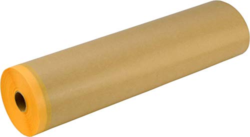 エス・オー・エー(S.O.A.) 和紙テープ付き紙マスカー 車輛用和紙マスキングテープ付きクラフト紙マスカー AKK3MDYP30035 車輛塗装用 25入