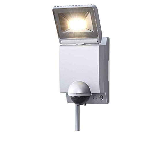 オプテックス LEDセンサーライトON/OFFタイプ LA-12(S)[シルバー][1灯型]