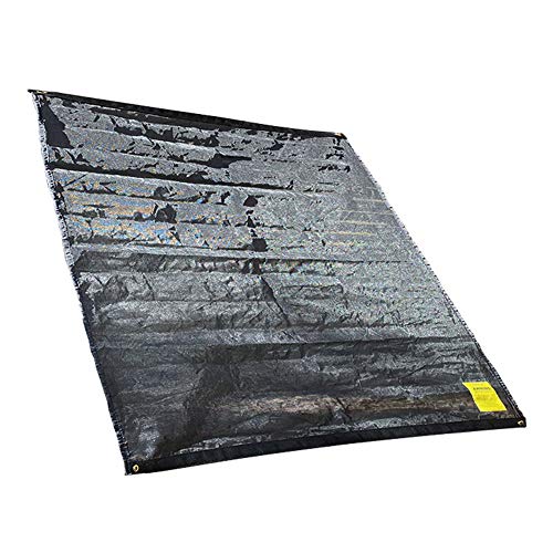 SLOWER 日除け シェード オーニング (アウトドア ベランダ 窓 などに) 防水 遮光 仕様 ブラック M180×180cm AWNIG Remus SLW205