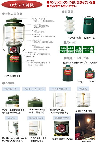 コールマン(Coleman) ランタン 2500 ノーススター LPガス別売り 約1543ルーメン_2