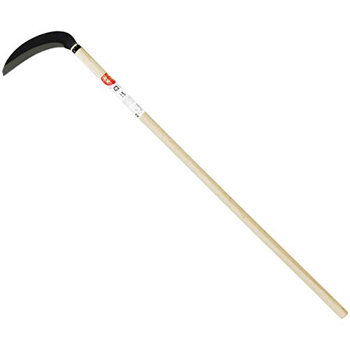 近与(KONYO) 日本製 刈払鎌 エッジ刃 3.5尺柄 34016 220mm 1050mm柄 本体: 奥行2.8cm 本体: 高さ115cm 本体: 幅22cm