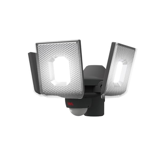 ムサシ(MUSASHI) 5W×3灯スライド型LED充電式センサーライト 着脱式バッテリー 屋外 防水 人感センサー 調光機能 フラッシュ発光 高輝度1200ルーメン LED-RC830 6,216円