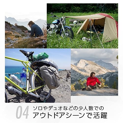 ソト (SOTO) 日本製 ランタン CB缶 耐風 耐衝撃性 軽量 コンパクト 収納ケース付 キャンプ ツーリング マイクロレギュレーター搭載 レギュレーターランタン ST-261_5