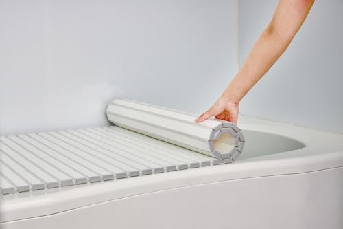 ミエ産業 EC Ag＋抗菌 シャッター式風呂フタ 製品サイズ 75×152cm ホワイト L15_WH