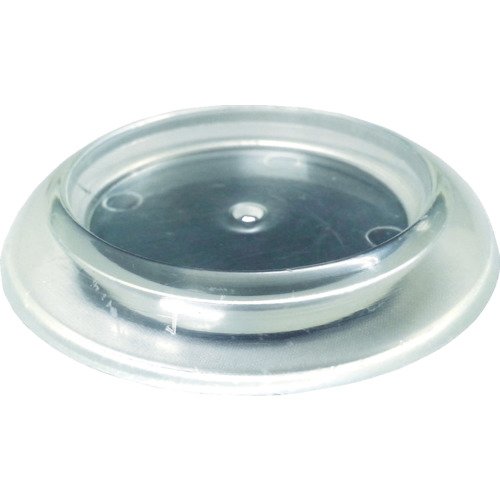 TRUSCO(トラスコ) 受け皿 ゴム付 64MM 透明 TUR630TM x 100 個ケース販売の通販は