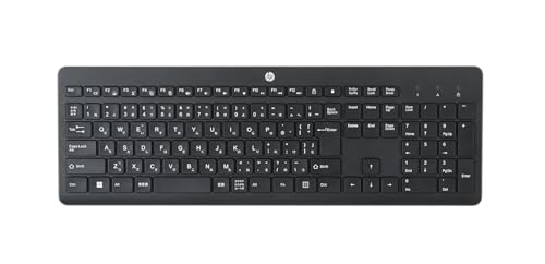 HP キーボード ワイヤレス 無線 日本語配列 JP配列 HP 230 ワイヤレスキーボード(型番:3L1E7AA#ABJ) Mac Windows PC MacBook対応国内正規品